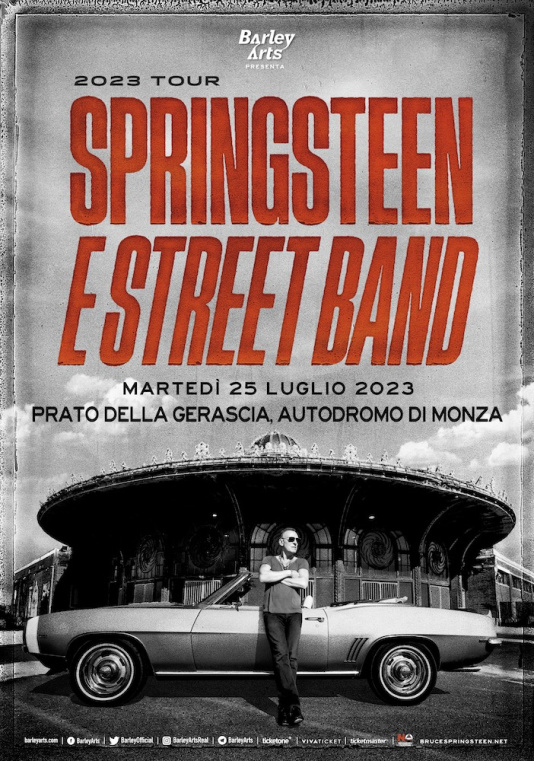 Bruce Springsteen all'autodromo di Monza