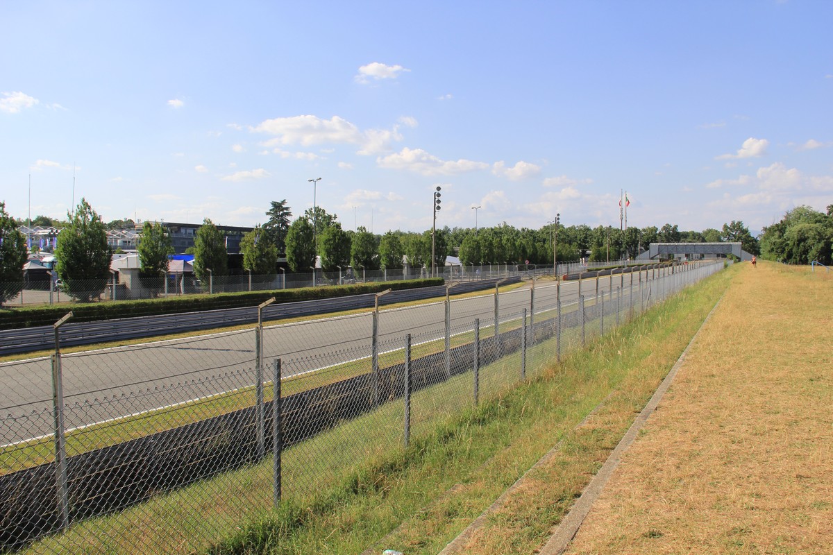 The view of the Monza track